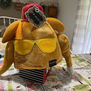 FRIENDS Turkey Plush hat with Yellow Glasses